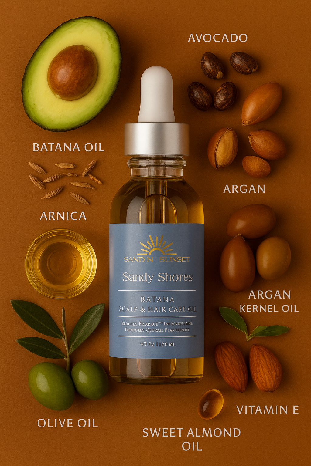 Sandy Shores - Batana Scalp & Hair Care Oil