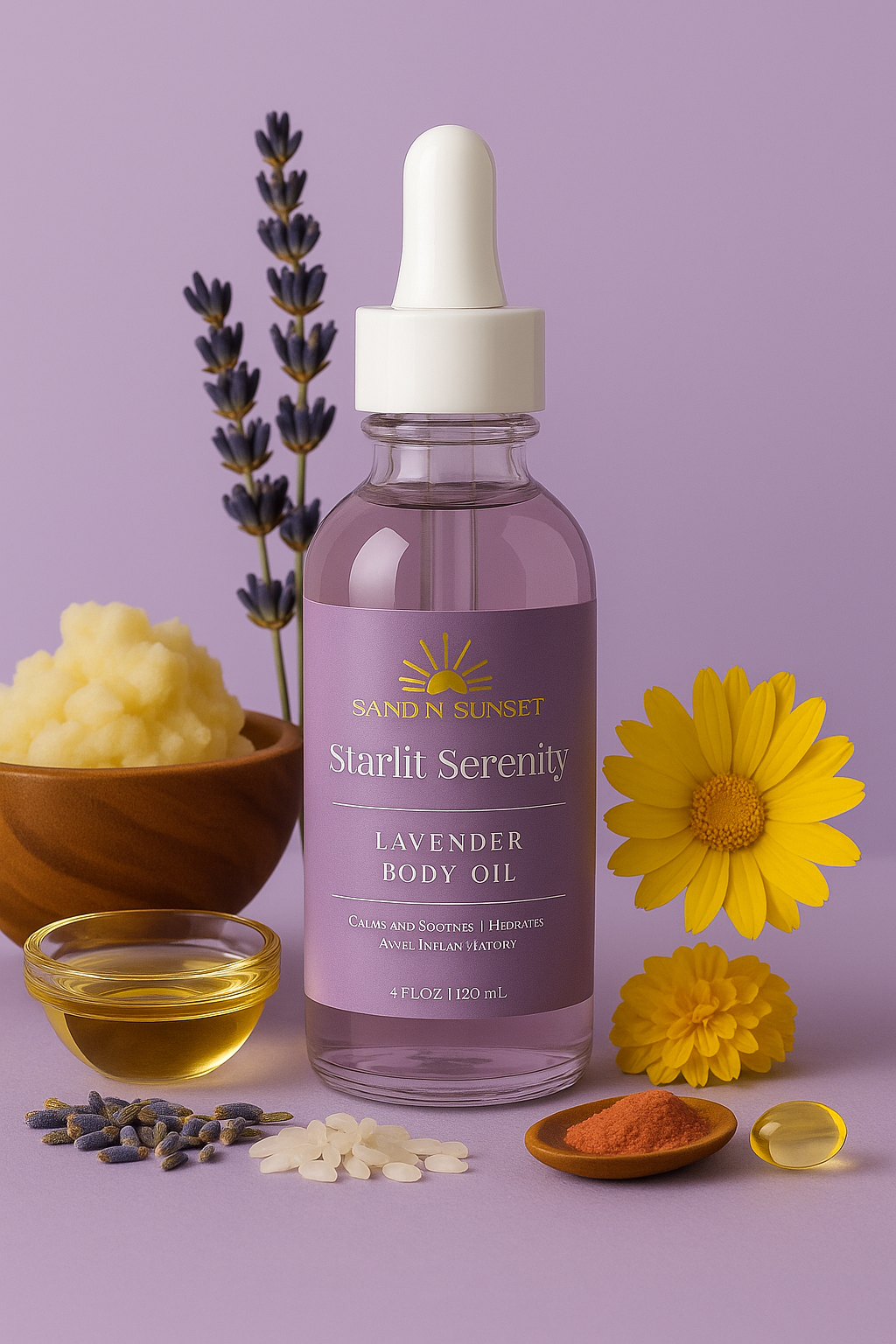 “Radiant Harmony Trio” (Lavender • Rose • Oatmeal & Honey)