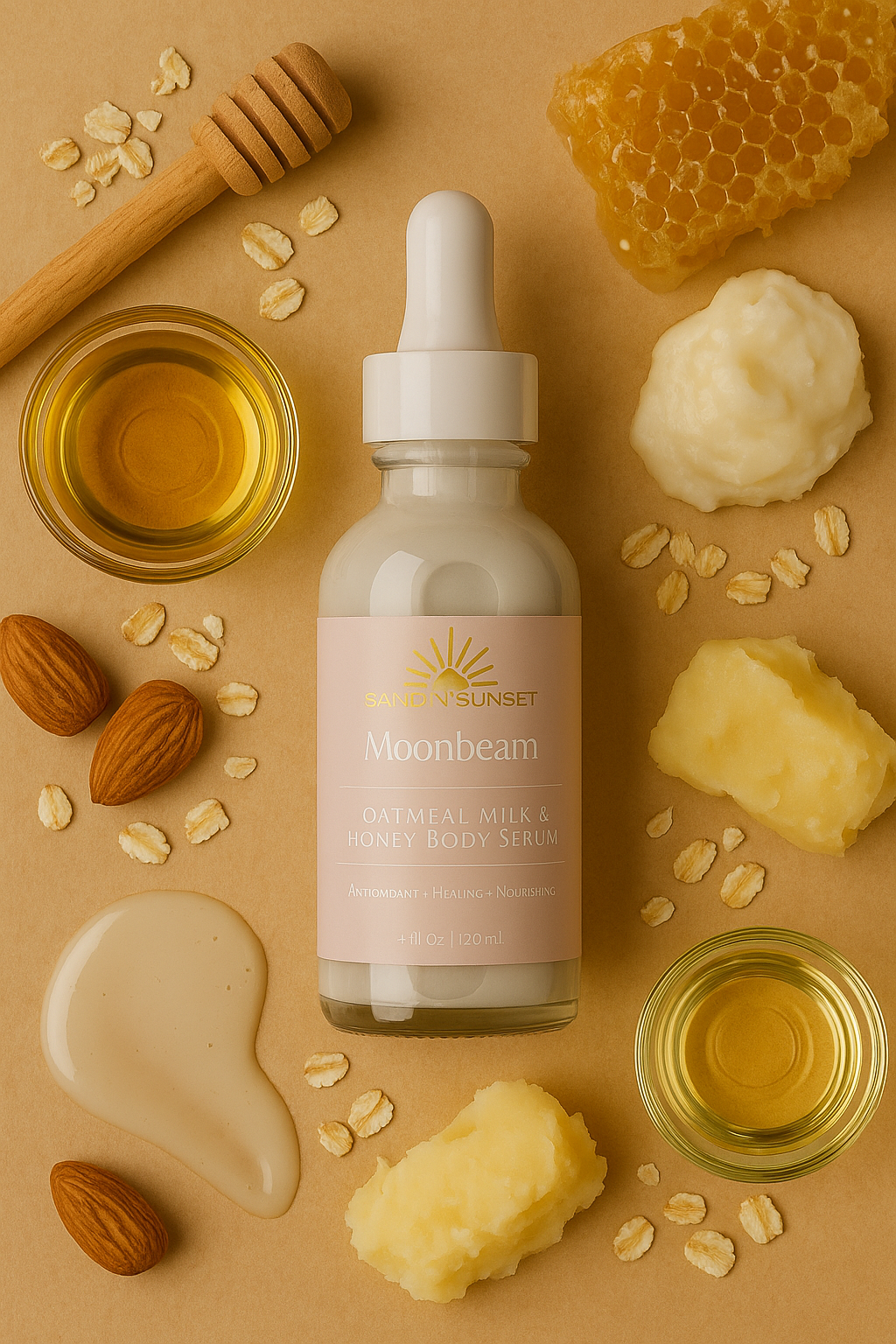 Moonbeam - Oatmeal Milk & Honey Body Serum