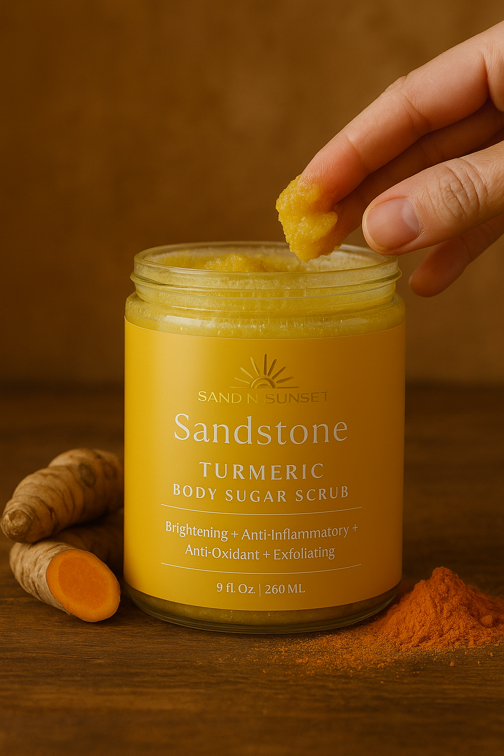 Sandstone - Turmeric Body Sugar Scrub