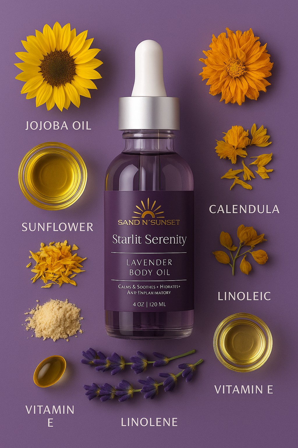 Starlit Serenity - Lavender Body Oil