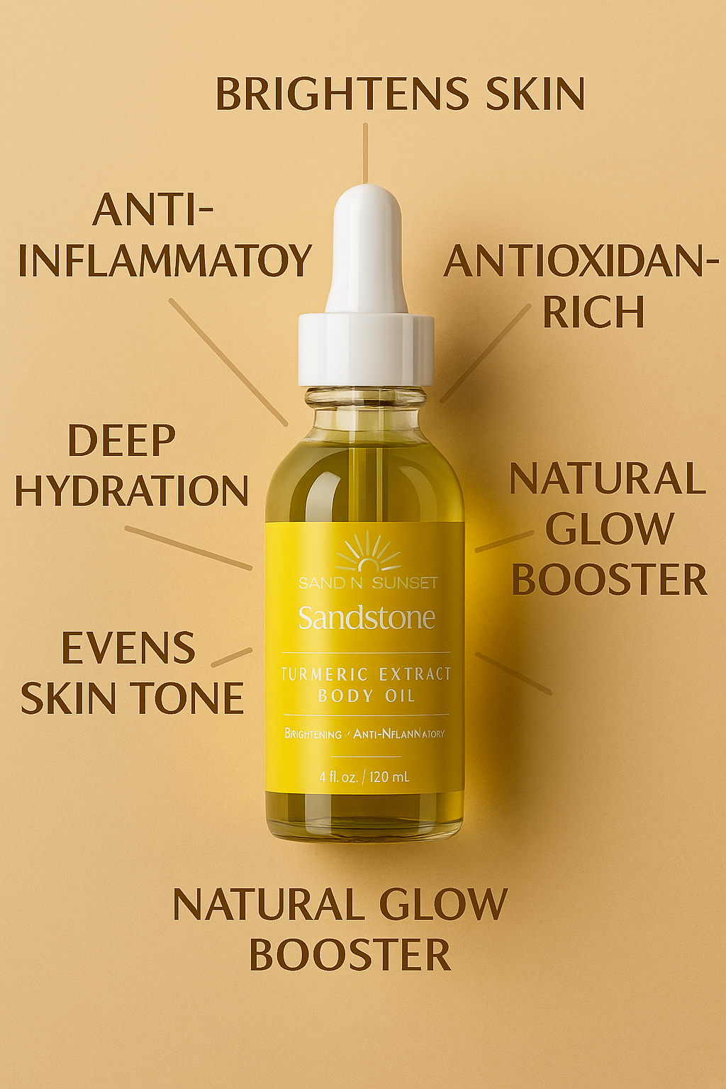 Sandstone - Turmeric Extract Body Oil