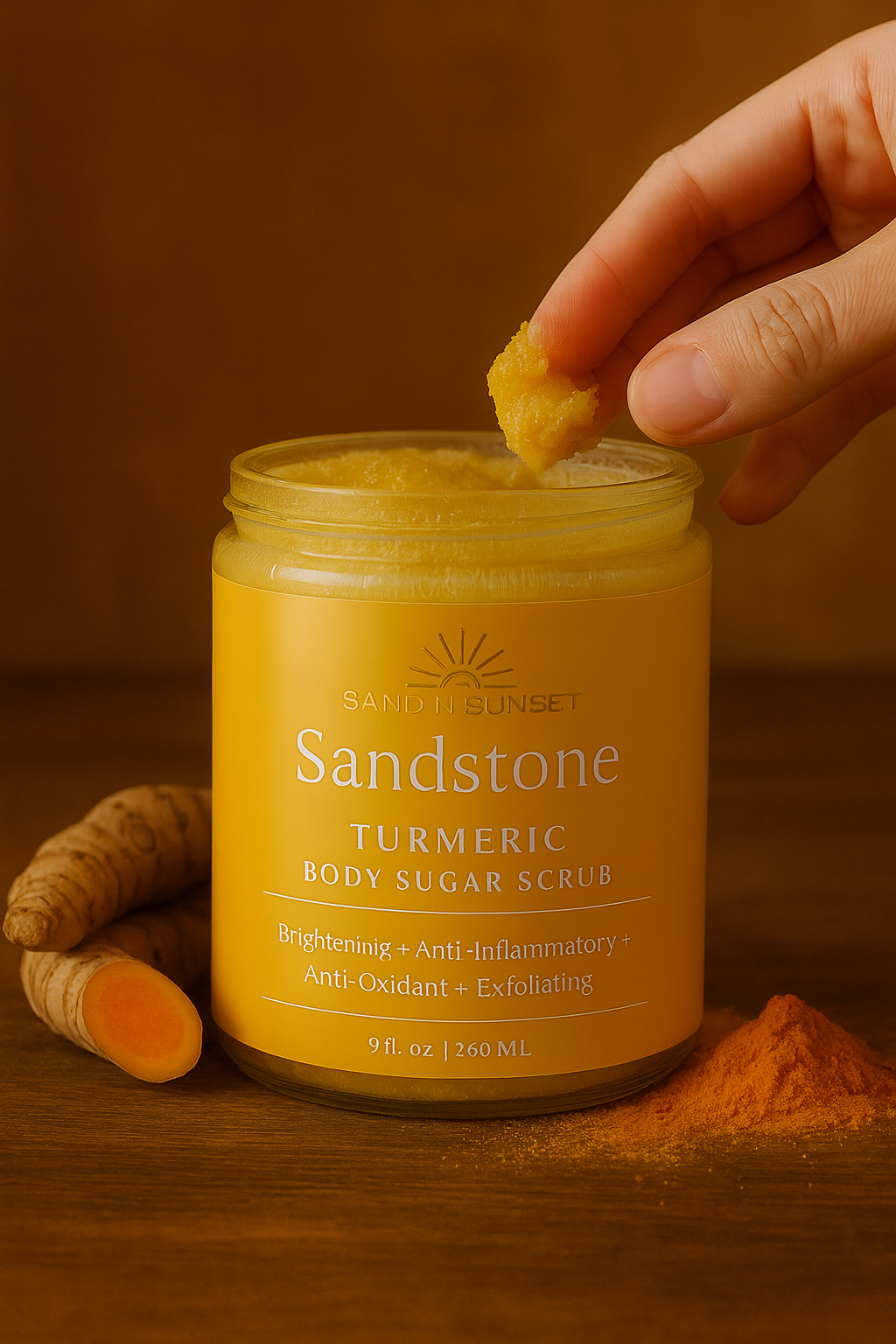 Sandstone - Turmeric Body Sugar Scrub