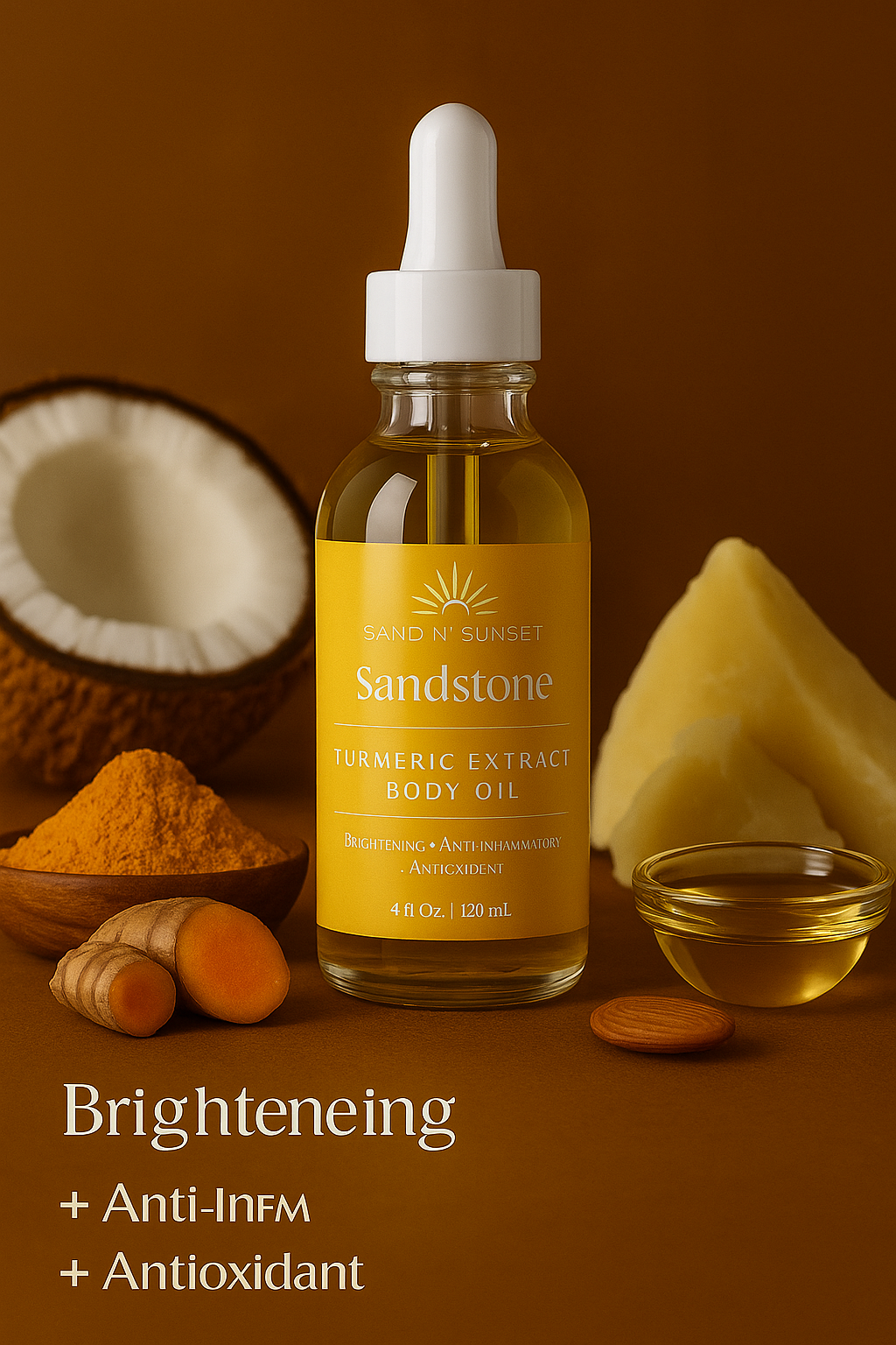 Sandstone - Turmeric Extract Body Oil